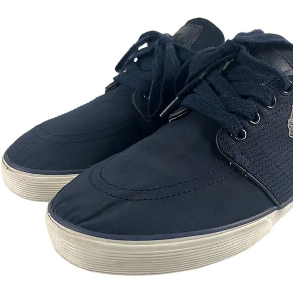 Polo Ralph Lauren Faxon Perforated Sneaker Size 8.5 - Picture 4 of 10